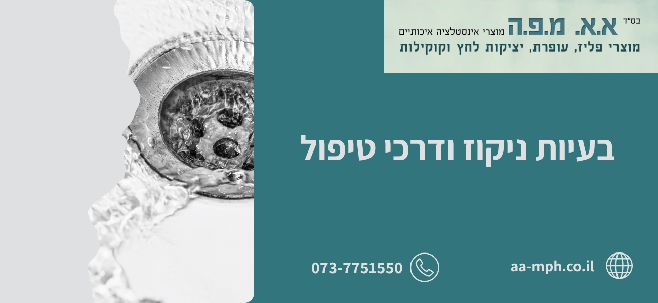 בעיות ניקוז ודרכי טיפול